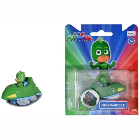 Dickie Toys - Masina Eroi in Pijamale Gekko-Mobile cu Figurina