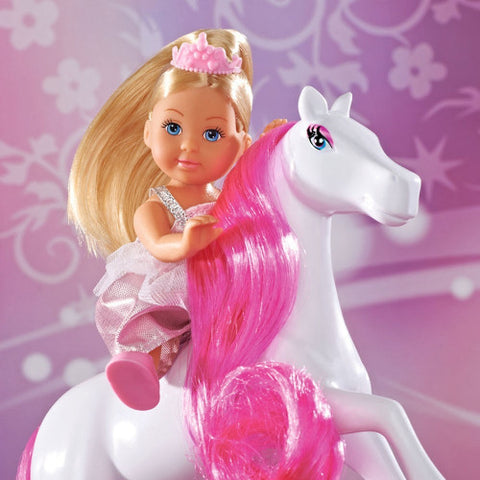 Simba - Set 2 Papusi Evi Love 12 cm si Caleasca Romantic Carriage 