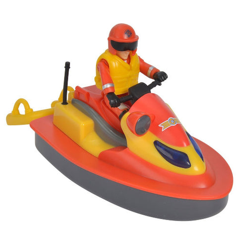 Simba - Set Jet Ski Fireman Sam Juno cu Figurina si Accesorii