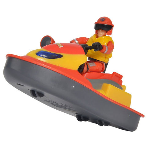 Simba - Set Jet Ski Fireman Sam Juno cu Figurina si Accesorii