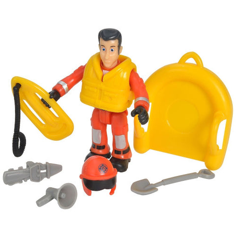 Simba - Set Jet Ski Fireman Sam Juno cu Figurina si Accesorii