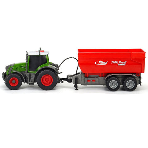 Dickie Toys - Tractor Fendt 939 Vario cu Remorca