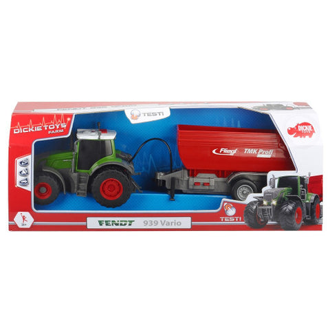 Dickie Toys - Tractor Fendt 939 Vario cu Remorca