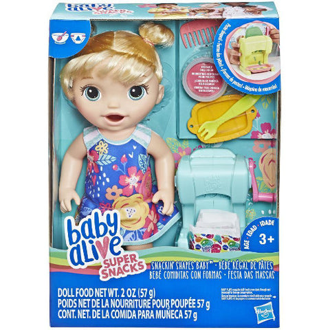 Hasbro - Papusa Baby Alive Snackin Shapes