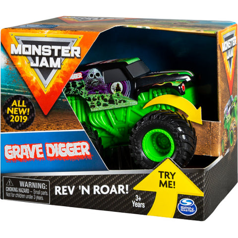 Spin Master - Masinuta Monster Jam Grave Digger Rev'N Roar