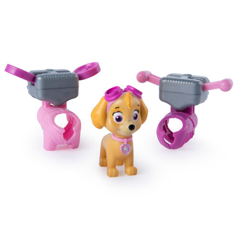 Spin Master - Set Paw Patrol Catel Skye cu 2 Uniforme