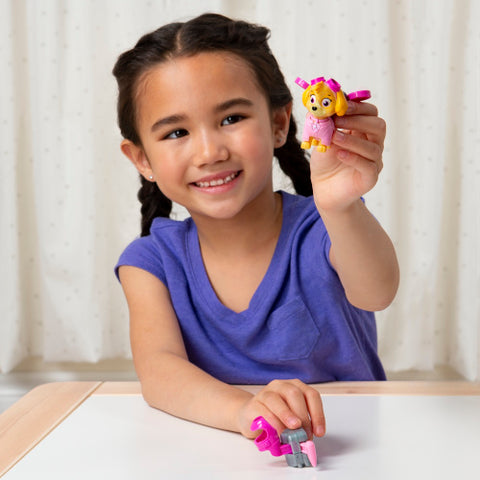 Spin Master - Set Paw Patrol Catel Skye cu 2 Uniforme