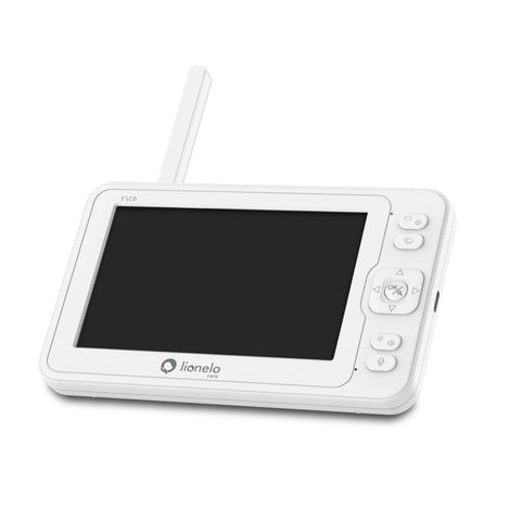 Video monitor, Lionelo, Babyline 6.2, Conexiune Wi-Fi, Pana la 8h de functionare, Comunicare bidirectionala, Senzor de temperatura, Alb