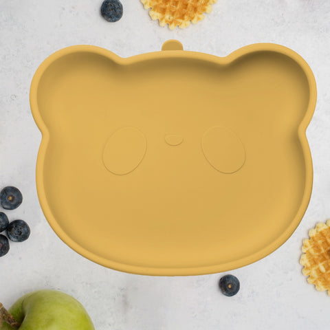 Farfurie din silicon cu ventuza, AppeKids, The Little Bear - Honey