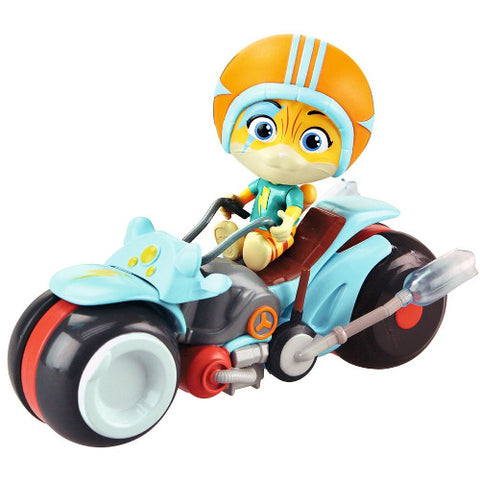 Smoby - Set Motocicleta 44 Cats cu Figurina Lampo 7,7 cm