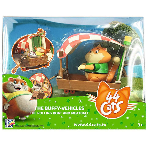 Smoby - Set Barca 44 Cats cu Figurina Meatball 7,7 cm