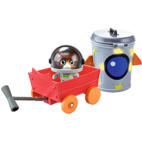 Smoby - Set Nava Spatiala 44 Cats cu Figurina Cosmo 7,7 cm