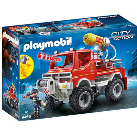 Playmobil - Set de Constructie Camion de Pompieri - City Action