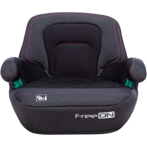 Inaltator auto, FreeOn, Cosmo Plus I-Size, Cu isofix, Cu spatar inaltat si cotiere, Potrivit pentru copiii intre 125 si 150 cm sau intre 25 si 36 Kg, Conform cu standardul european de securitate ECE R129, negru