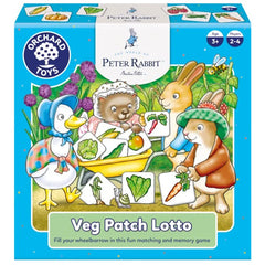 Joc educativ Loto Grădină Cu Legume Peter Rabbit