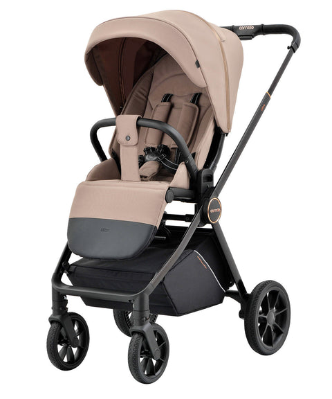 Carucior compact premium Carrello ULTRA 4 in 1 I-Size 40-87 cm cu baza Isofix Antique Beige