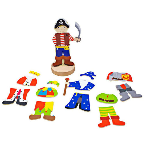 Bogjigs - Joc Educativ cu Piese Magnetice Costume de Carnaval