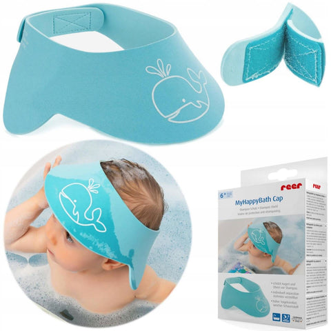 Aparatoare de sampon ajustabila, din spuma flexibila, 6+ luni, Reer MyHappyBath 76043