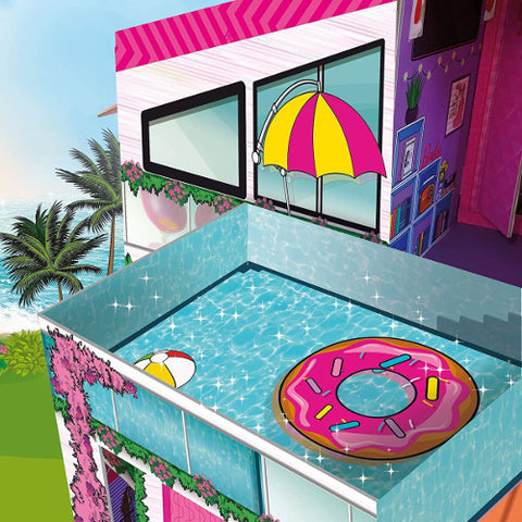 Lisciani - Casa pentru Papusi cu 2 Etaje din Malibu - Barbie