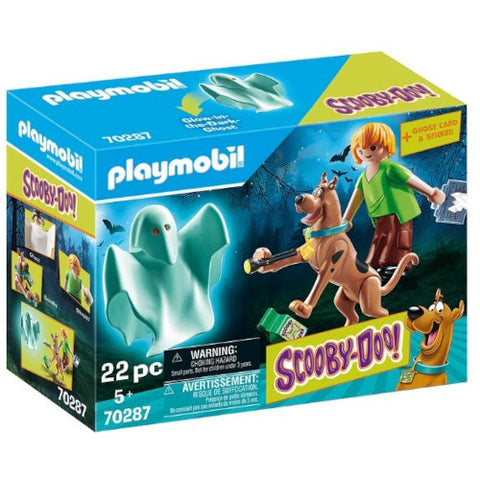 Playmobil - Set de Constructie Scooby si Shaggy cu Fantoma