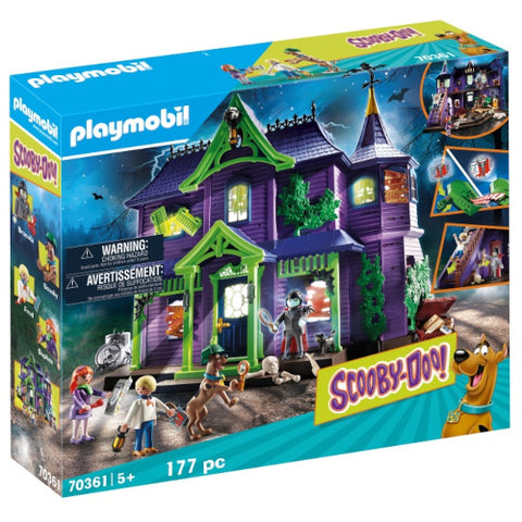 Playmobil - Set de Constructie Scooby-Doo si Casa Misterelor