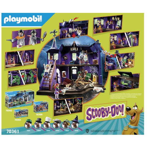 Playmobil - Set de Constructie Scooby-Doo si Casa Misterelor