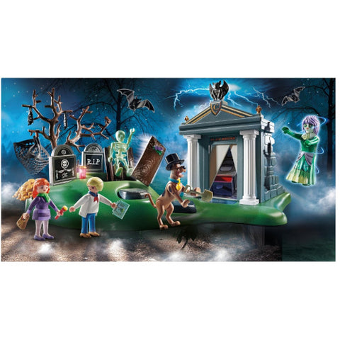 Playmobil - Set de Constructie Scooby-Doo Aventuri in Cimitir