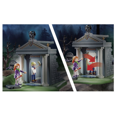 Playmobil - Set de Constructie Scooby-Doo Aventuri in Cimitir