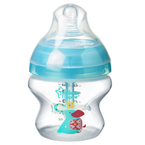 Tommee Tippee - Biberon Advanced cu Sistem de Ventilatie si Motiv Elefant, 150 ml