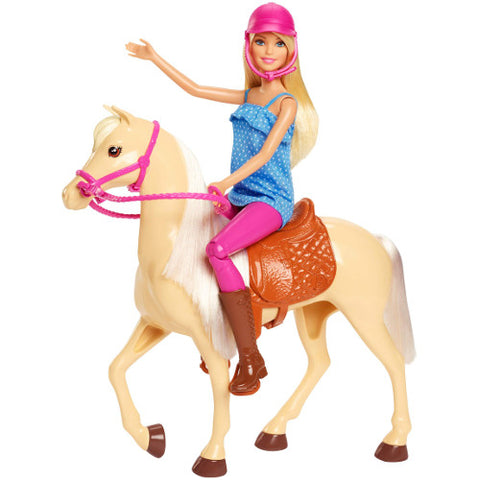 Barbie - Set Barbie by Mattel Family Pets Papusa cu Cal