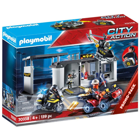 Playmobil - Set de Constructie Mobil Sectia Echipei Swat - City Action