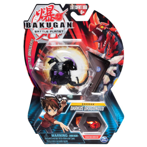 Spin Master - Bila Bakugan Darkus Dragonoid Black