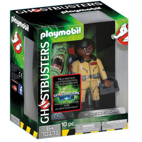 Playmobil - Figurina de Colectie  Winston Zeddemore - Ghostbusters