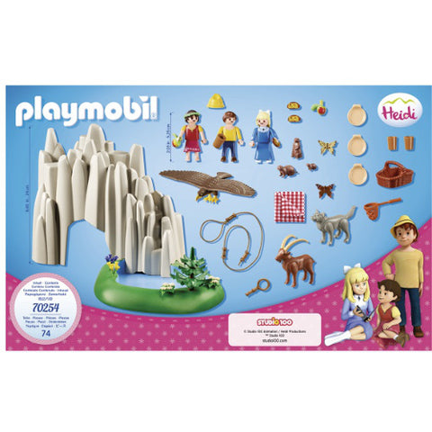 Playmobil - Set de Constructie Heidi si Lacul de Cristal - Heidi