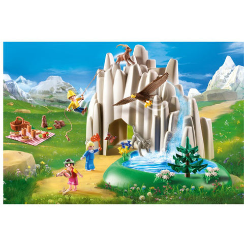 Playmobil - Set de Constructie Heidi si Lacul de Cristal - Heidi