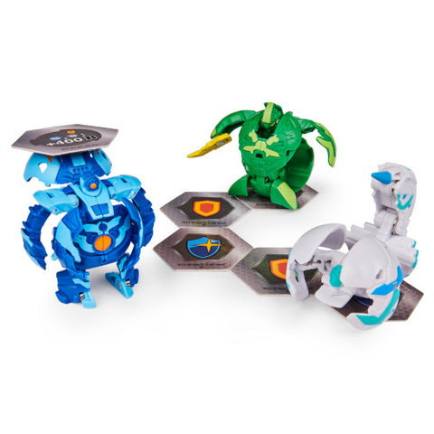 Spin Master - Set 3 Bakugan Start Aquos Goreene