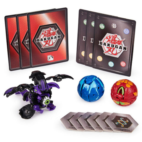 Spin Master - Set 3 Bakugan Start Darkus Cloptor