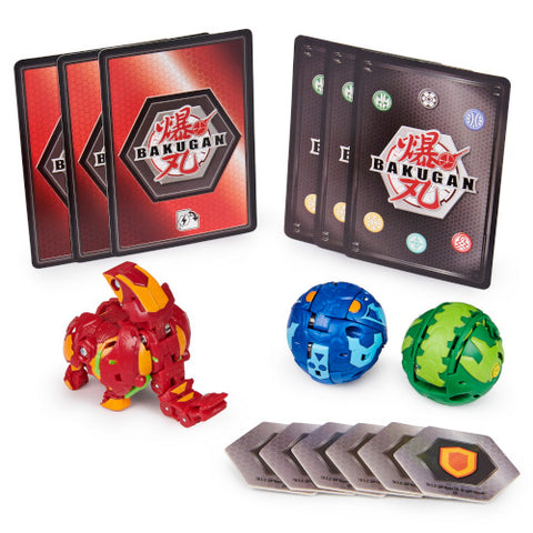 Spin Master - Set 3 Bakugan Start Pyrus Trunkanious