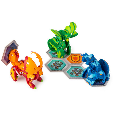 Spin Master - Pachet de Start Bakugan S2 Dragonoid, Howlkor si Hydorous Ultra