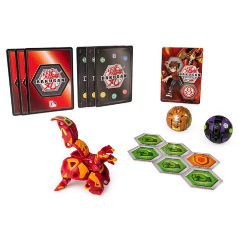 Spin Master - Pachet de Start Bakugan Ultra S2 Dragonoid, Howlkor si Pegatrix 