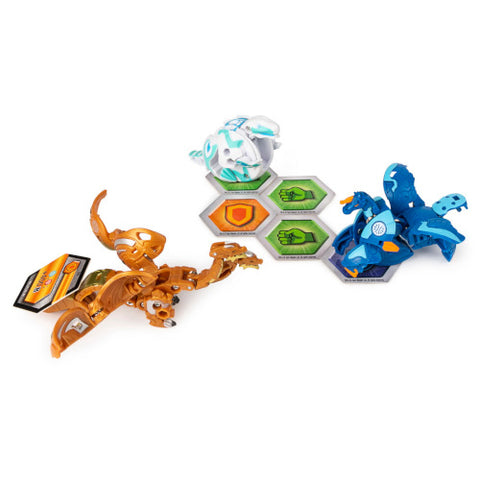 Spin Master - Pachet de Start Bakugan S2 Pegatrix, Trox si Nillious Ultra 