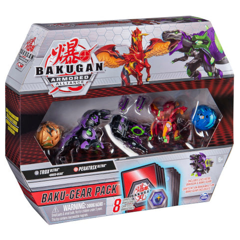 Spin Master - Set de Lupta S2 Ultra Pegatrix si Trox cu Baku-Gear