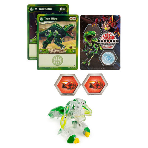 Spin Master - Bila Bakugan S2 Ultra Trox cu Card Baku-Gear