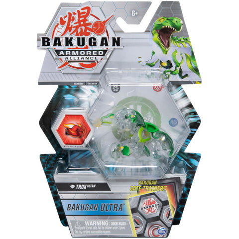 Spin Master - Bila Bakugan S2 Ultra Trox cu Card Baku-Gear