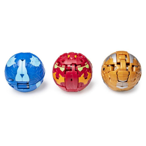 Spin Master - Set 3 Bakugan Pachet Start Pyrus Turtonium