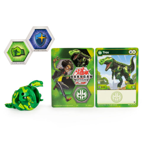 Spin Master - Bila Bakugan Basic S2 Trox si Card Baku-Gear