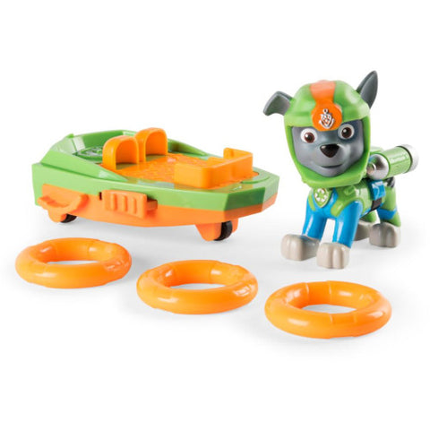 Spin Master - Set Figurina Deluxe Patrula Catelusilor Rocky 