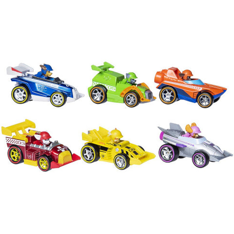 Spin-Master - Set de Joaca cu 6 Masinute Metalice Ready Race, Patrula Catelusilor 