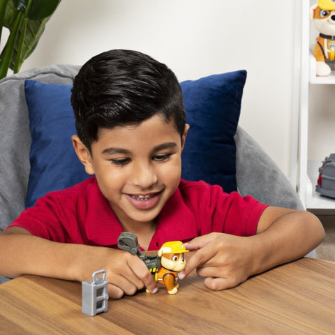 Spin Master - Figurina Patrula Catelusilor, Rubble  Expert in Constructii