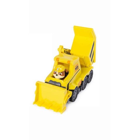 Spin Master - Figurina Rubble cu Buldozerul Special Ultimate Rescue, Patrula Catelusilor